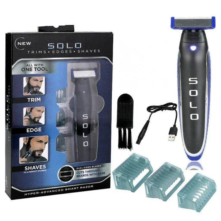 Trimmer men's Micro Touch Solo for beard trimming, 3-in-1
