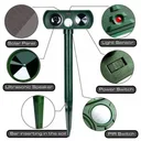 Photo 6 — HC19 solar-powered ultrasonic pest repeller for moles, snakes, birds and insects