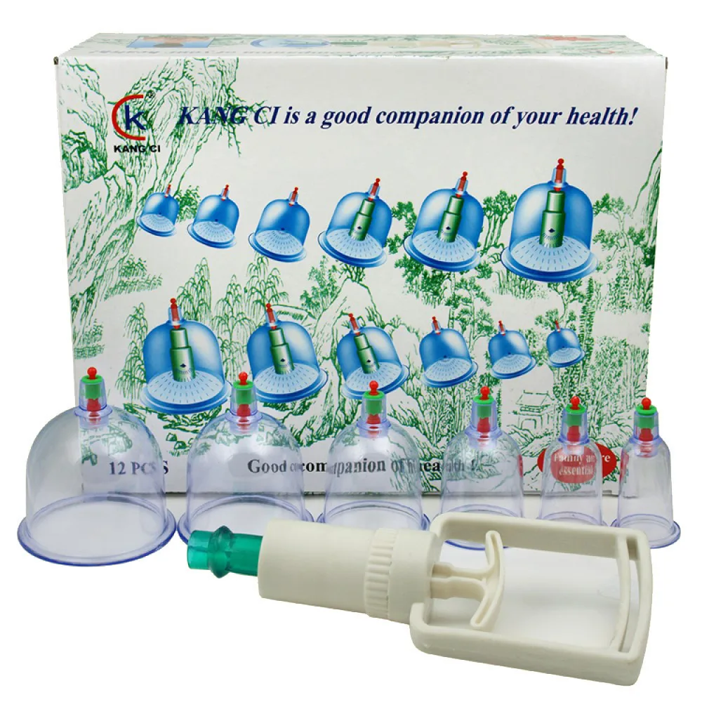 Вакуумні антицелюлітні банки 12 шт у комплекті