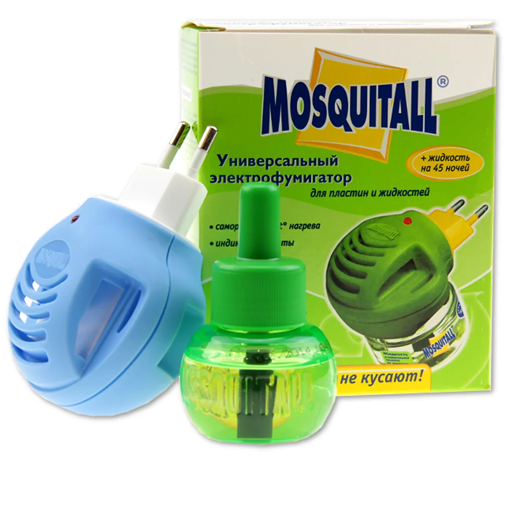 Комплект від комарів Mosquitall, прилад + рідина на 45 ночей