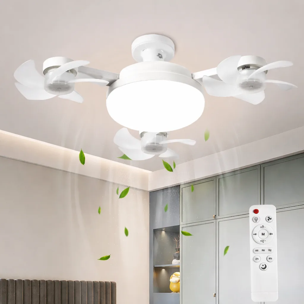 Стельова LED люстра-вентилятор AY1055, 50 Вт