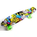 Фото 5 — Пенні борд скейтборд Penny Board Fish Skateboards 22" ABEC-7, з колесами, що світяться