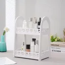 Photo 1 — Two-Tier Bathroom Storage Shelf/Organizer, 29x22x39 cm