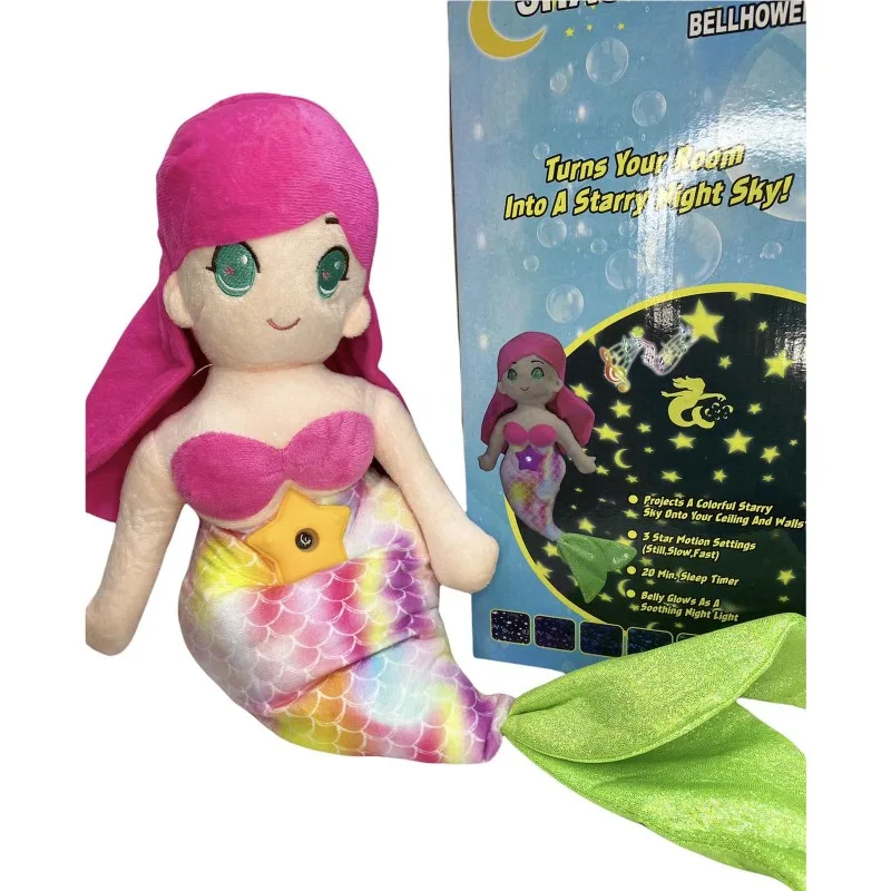 Дитяча іграшка-нічник-проектор Русалочка, зоряне небо, Star Belly Dream Lites