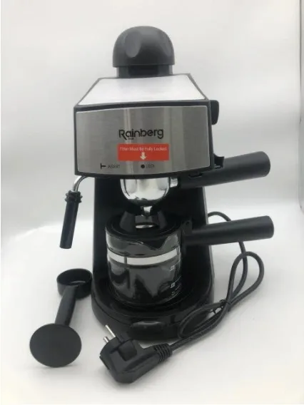 Кавоварка рожкова Espresso Rainberg RB-8111 з капучинатором