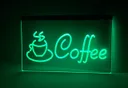 Фото 1 — Светодиодная вывеска Кофе Cofe
