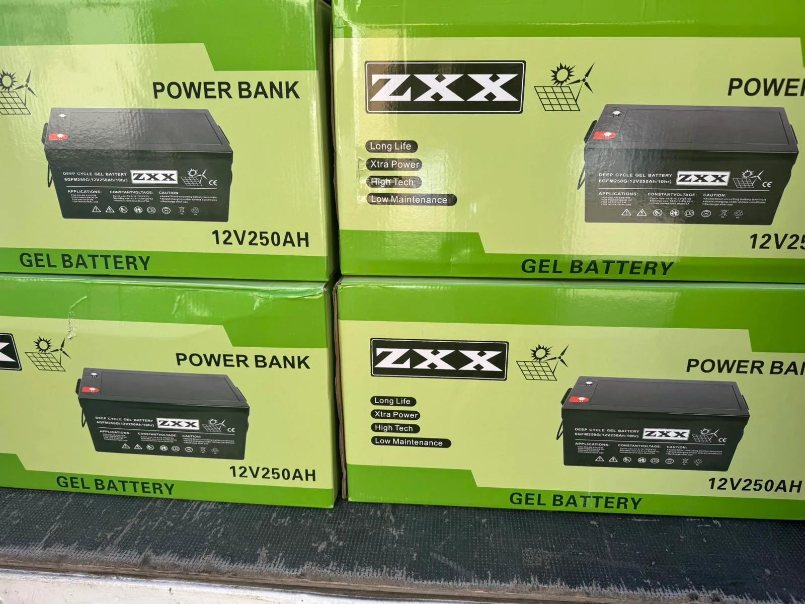 Гелевий акумулятор ZXX 12V 250Ah