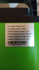 Фото 3 — Портативна електростанція ZXX Super Power 500Wh (1000W, 220V)