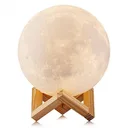 Фото 3 — Нічник 3D світильник Місяць Moon Touch Control 15 см, 5 режимів