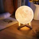 Фото 4 — Нічник 3D світильник Місяць Moon Touch Control 15 см, 5 режимів