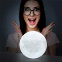 Фото 5 — Нічник 3D світильник Місяць Moon Touch Control 15 см, 5 режимів