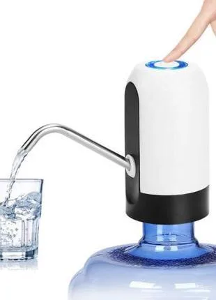 Електропомпа для бутильованої води Water Dispenser EL-1014, акумуляторна, на бутель