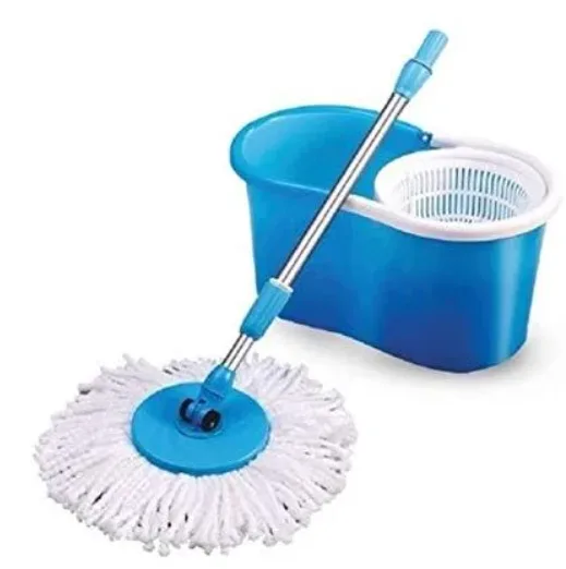 Швабра з центрифугою-віджимом та відром Easy Mop, кругла