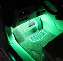 Фото 5 — Світлодіодна RGB стрічка для підсвічування салону авто, з пультом ДК, 4 шт по 9 LED, ELITE LUX EL-1228