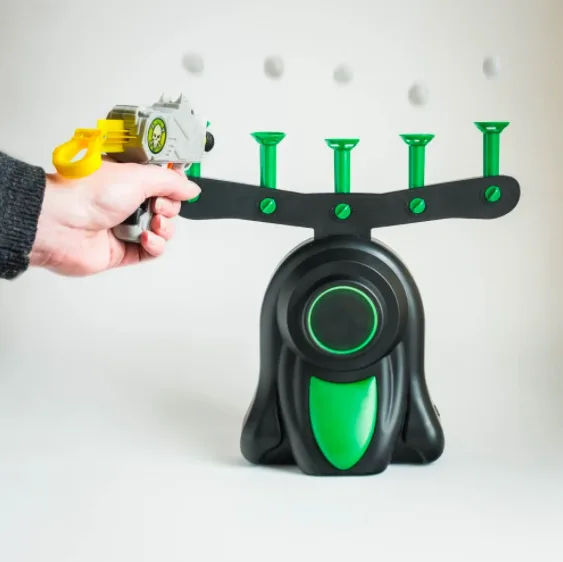 Детский тир Hover Shot, пистолет с дротиками и летающими мишенями, с бластером