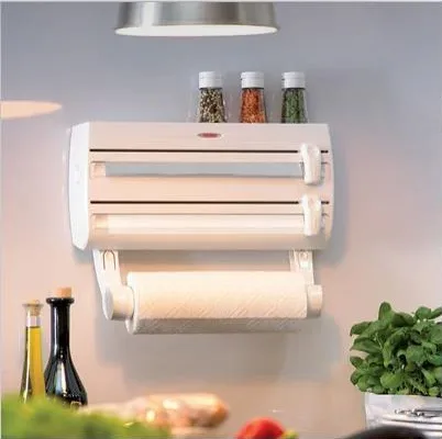 Кухонний тримач Triple Paper Dispenser 3в1, для рушників, плівки і фольги