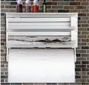Фото 6 — Кухонний тримач Triple Paper Dispenser 3в1, для рушників, плівки і фольги