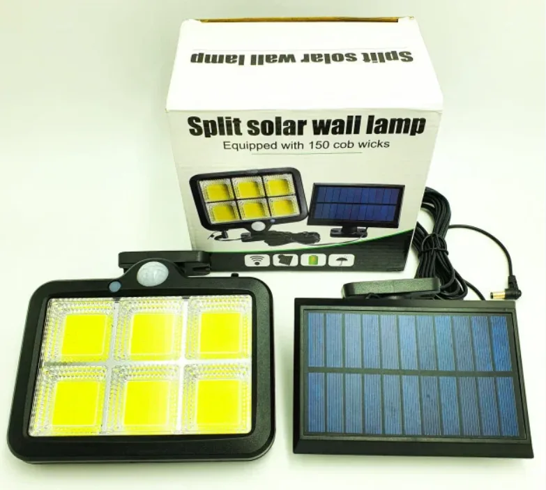 Outdoor split solar wall lamp nf-160c with motion sensor