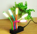 Фото 2 — Світильник USB гнучкий портативний USB LED Light, з трьома лампочками