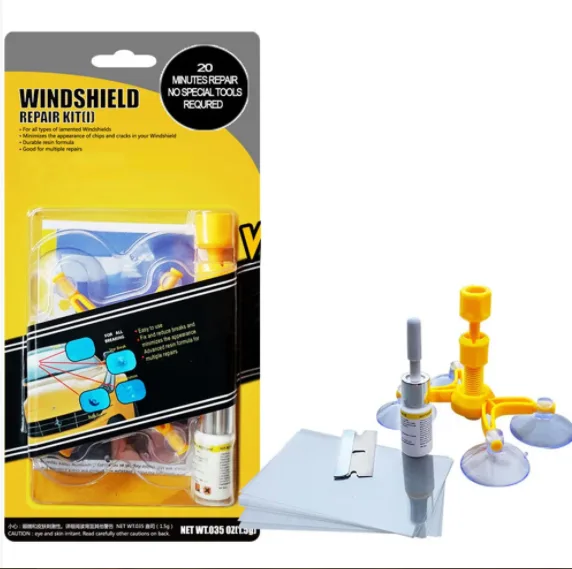 Набор для ремонта лобового стекла Sunroz Windshield Repair Kit
