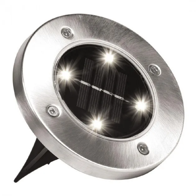 Вуличний світильник на сонячній батареї Solar Disk 8led-dm8, садовий ліхтар