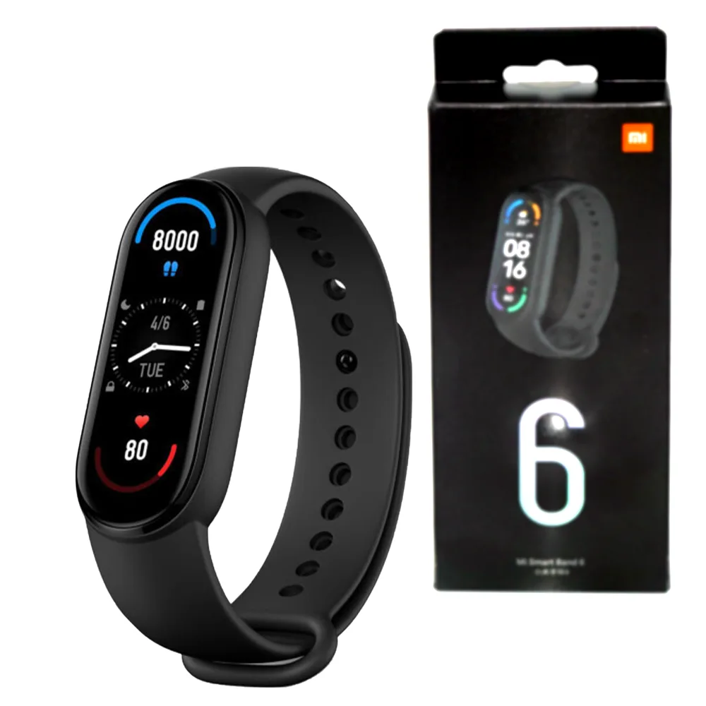 Фітнес-браслет Smart Mi Band M6 з вимірюванням кисню та тиску, репліка
