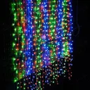 Фото 5 — Гірлянда Водоспад-штора, 2x2м, 320LED, мультиколор (синьо-зелено-червоний)