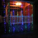 Фото 2 — Гірлянда Водоспад-штора, 2x2м, 320LED, мультиколор (синьо-зелено-червоний)