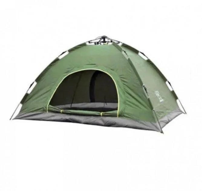 Automatic Tent 4-Person Green Size 2x2 meters