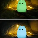 Photo 6 — Silicone Kids' Night Light "Cat" 7 Modes