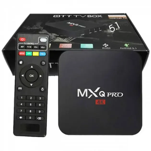 Смарт-приставка Android TV MXQ PRO 1 Gb + 64 Gb, медиаплеер PRK