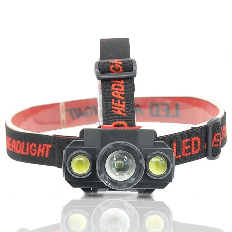 Headlamp Bailong 1805BL-COB-XPE, Rechargeable 18650, 4 Modes