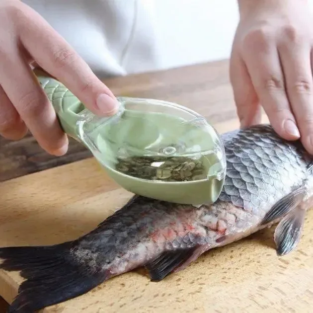 Рыбочистка Fish Scale Scraper с крышкой