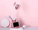 Photo 2 — Desk lamp EL-2176 with 1200mAh power bank function and phone holder, pink