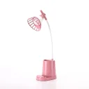 Photo 4 — Desk lamp EL-2176 with 1200mAh power bank function and phone holder, pink