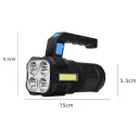 Photo 2 — Rechargeable LED Handheld Flashlight LF-S09, USB