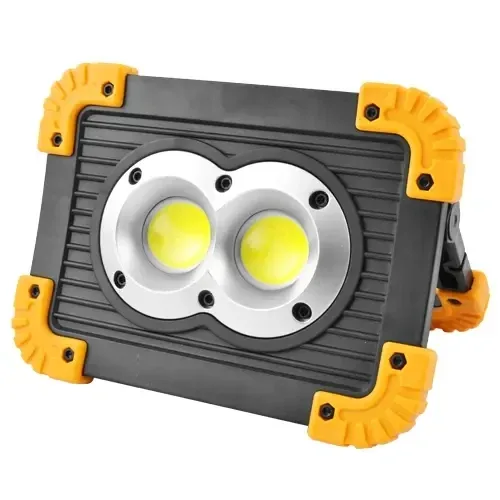 Переносний прожектор LL-802, 20W COB+1W, Power Bank, 2 АКБ у комплекті