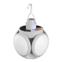 Photo 4 — Rechargeable flashlight-lamp BL-2029 + SOLAR, solar-powered, with USB charging