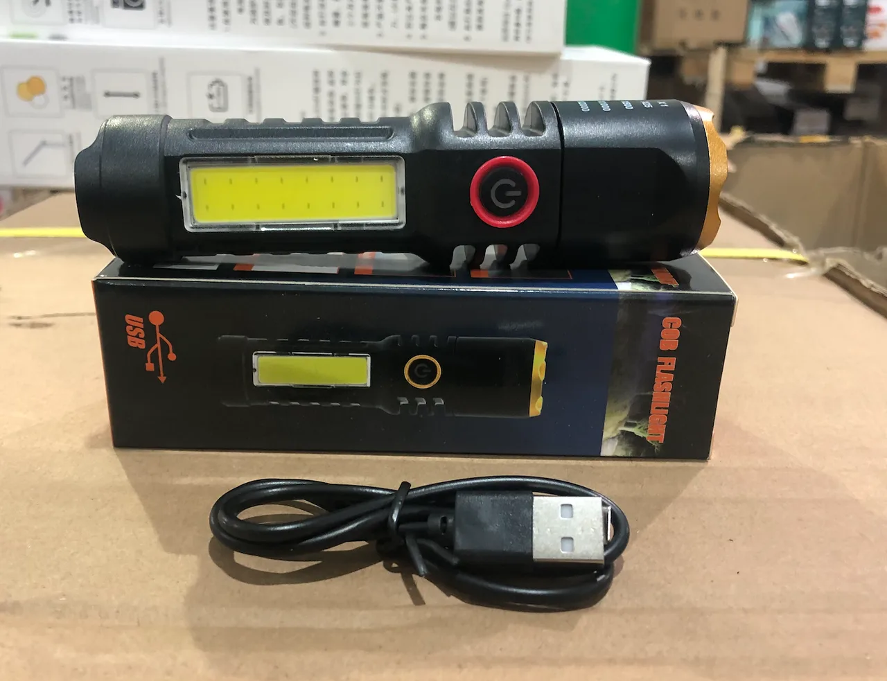 Ліхтарик із зарядкою USB HS-82202