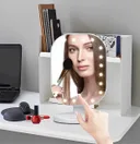 Фото 1 — Дзеркало для макіяжу з LED підсвіткою Cosmetie Mirror HH071, 20 LED, DL133