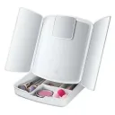 Фото 5 — Настільне дзеркало для макіяжу з LED підсвічуванням My Foldaway Lighted Makeup Mirror, велике