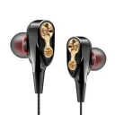 Фото 1 — Навушники TOPK TK-CK8-BL з мікрофоном, HiFi стерео, 3,5 мм, чорні