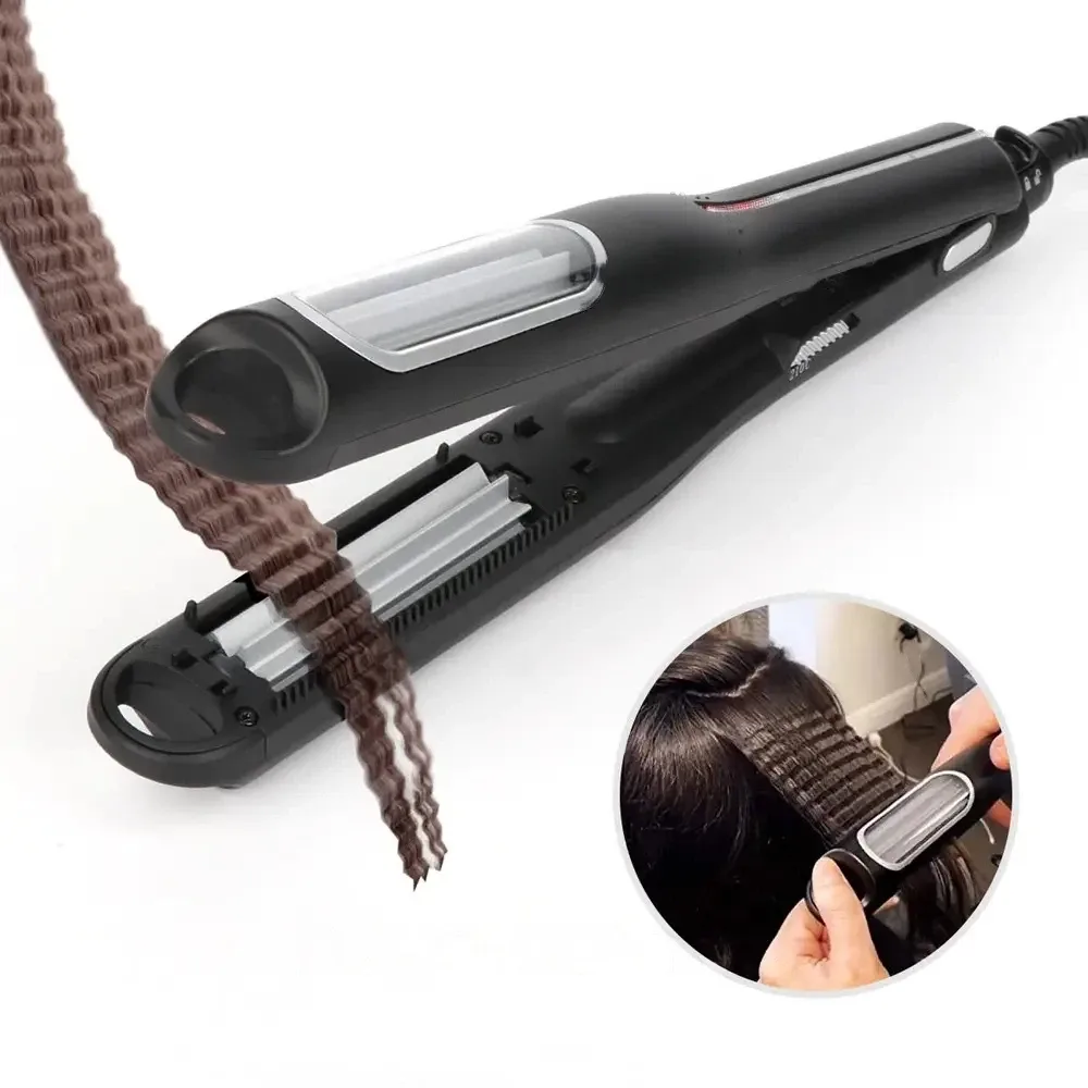 Праска-гофре для волосся Automatic Crimping Hair Iron 8808, з LED індикатором