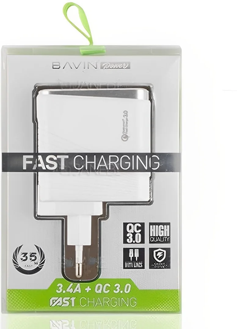 Зарядний пристрій мережевий BAVIN PC522 35W Fast Charger, 5V-3.4A