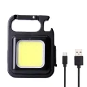 Photo 4 — Rechargeable LED COB Keychain Flashlight with Carabiner and Magnet, 500mAh