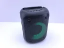 Фото 5 — Колонка портативна Bluetooth AM-303, LED-підсвітка, чорна