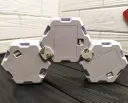 Фото 5 — Набір стаціонарних світлодіодних світильників Set Of 3, 3 шт, з пультом керування