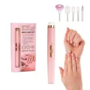 Фото 2 — Фрезер-ручка портативна USB для манікюру та педикюру, набір фрез, Flawless Salon Nails