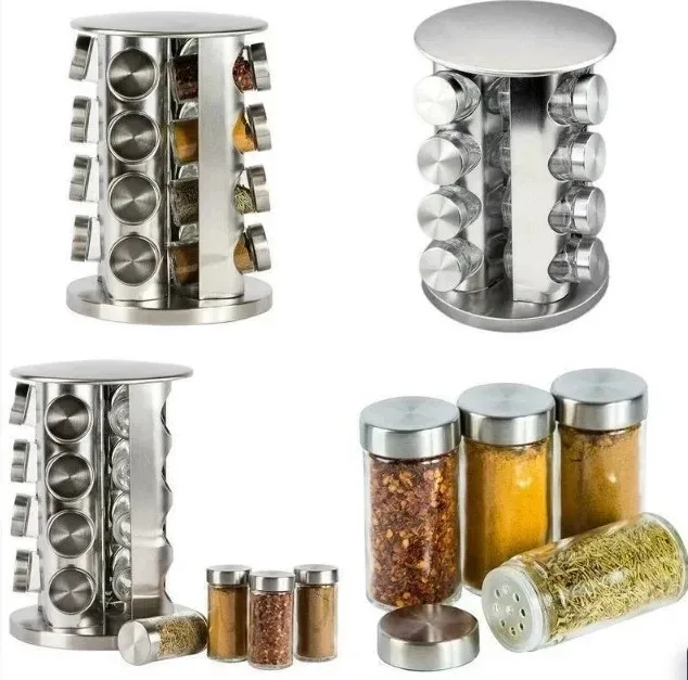 Набор для специй Spice Carousel, 16 емкостей и подставка