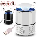 Фото 1 — Пастка-знищувач комарів Mosquito Killer Lamp, електрична, USB, чорна